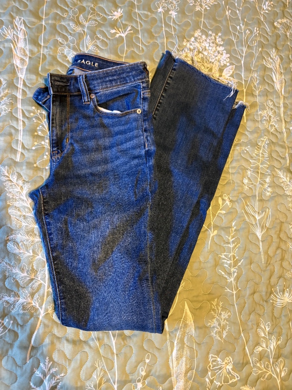 Lot 2 pair AE Skinny Kick jeans 4 Xtra Long American Eagle Bootcut